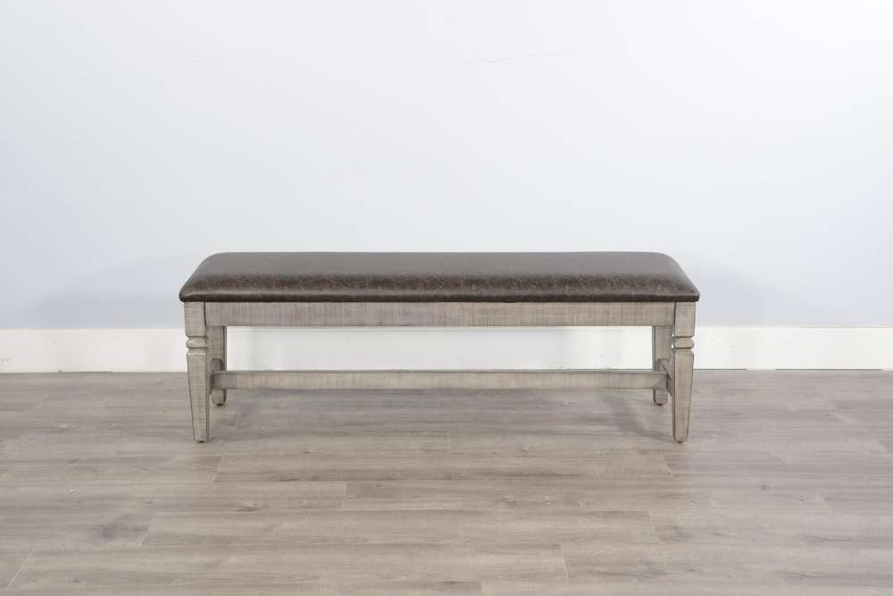 Sunny Designs - Homestead Hills -  Cushioned Bench - 1640TA veiw 3