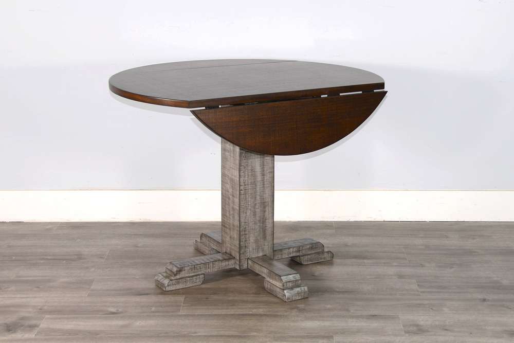 Sunny Designs - Homestead Hills -  Drop Leaf Round Table - 1223TA veiw 2