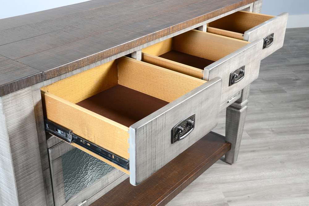 Sunny Designs - Homestead Hills -  Homestead Hills Alpine Grey Wood Server - 1954TA veiw 2