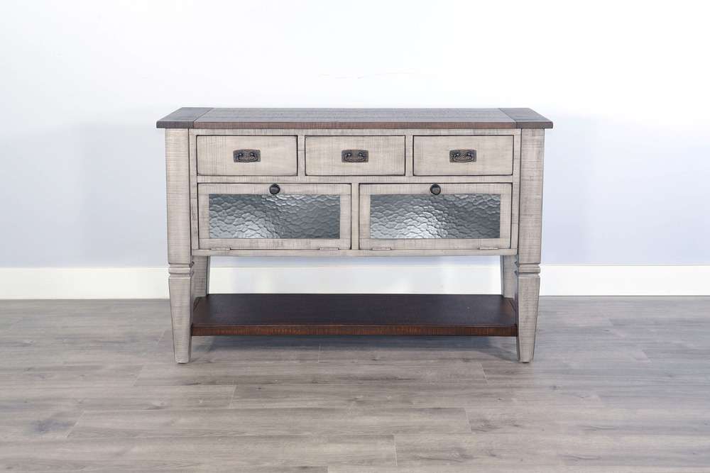 Sunny Designs - Homestead Hills -  Homestead Hills Alpine Grey Wood Server - 1954TA veiw 5