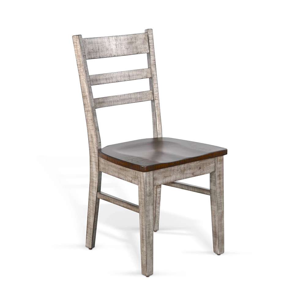 Sunny Designs - Homestead Hills -  Ladderback Chair, Wood Seat (Set of 2) - 1616TA veiw 1