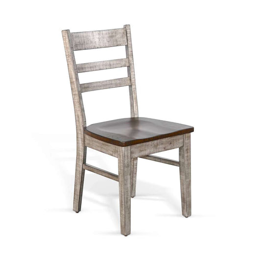 Sunny Designs - Homestead Hills -  Ladderback Chair, Wood Seat (Set of 2) - 1616TA veiw 1