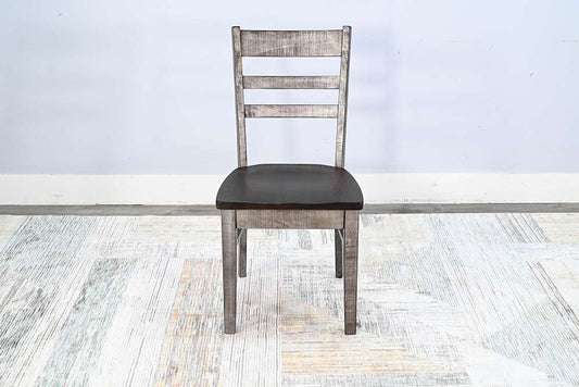 Sunny Designs - Homestead Hills -  Ladderback Chair, Wood Seat (Set of 2) - 1616TA veiw 2