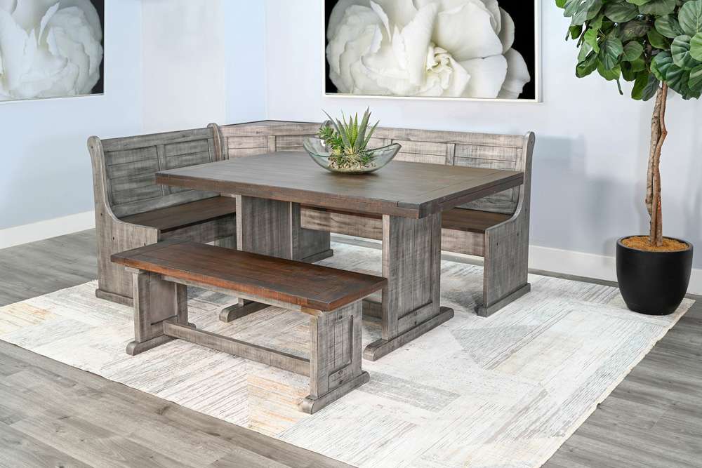 Sunny Designs - Homestead Hills -  Wood Breakfast Nook Dining Set - 0113TA veiw 2