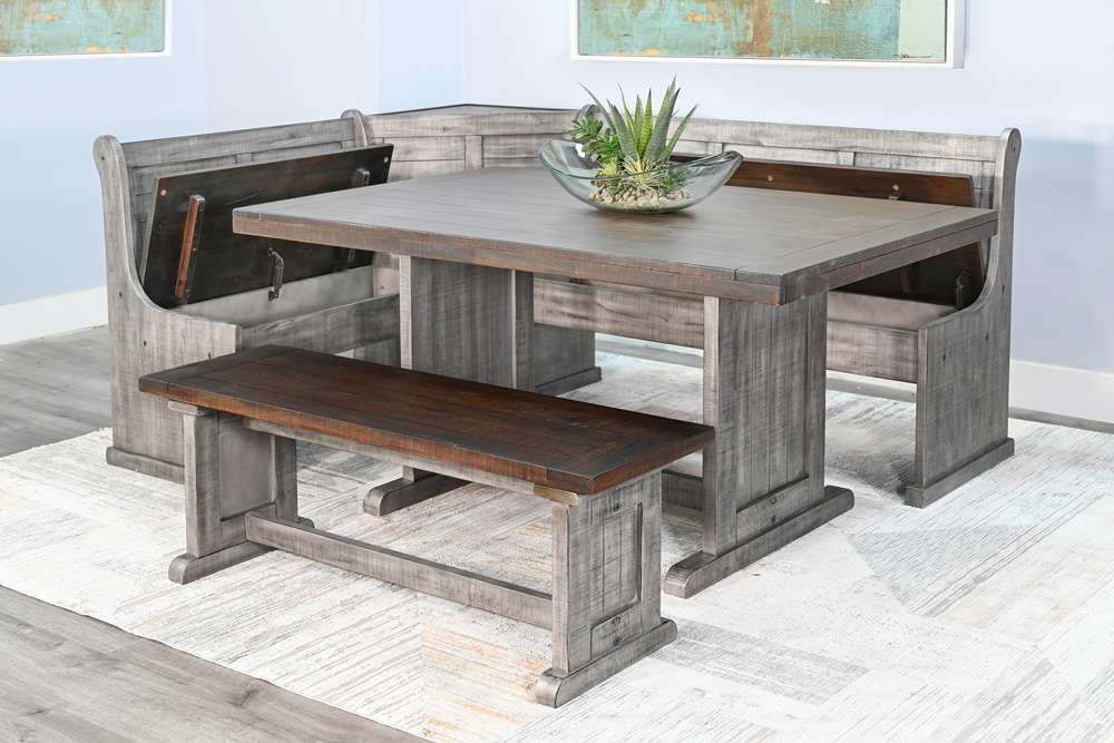 Sunny Designs - Homestead Hills -  Wood Breakfast Nook Dining Set - 0113TA veiw 3