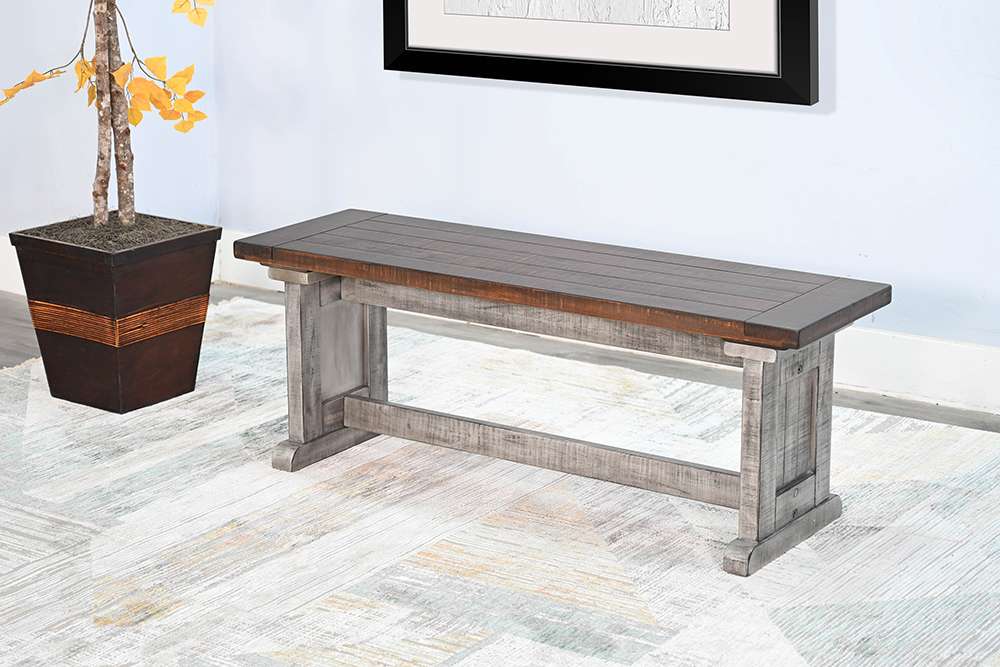 Sunny Designs - Homestead Hills -  Wood Side Bench - 0113TA-SB veiw 2