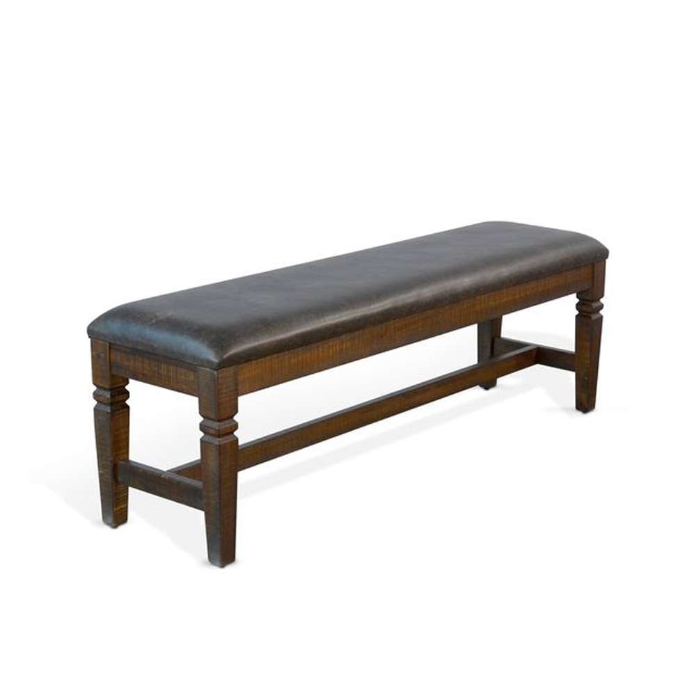 Sunny Designs - Homestead -  Homestead Bench, Cushion Seat - 1640TL2 veiw 1