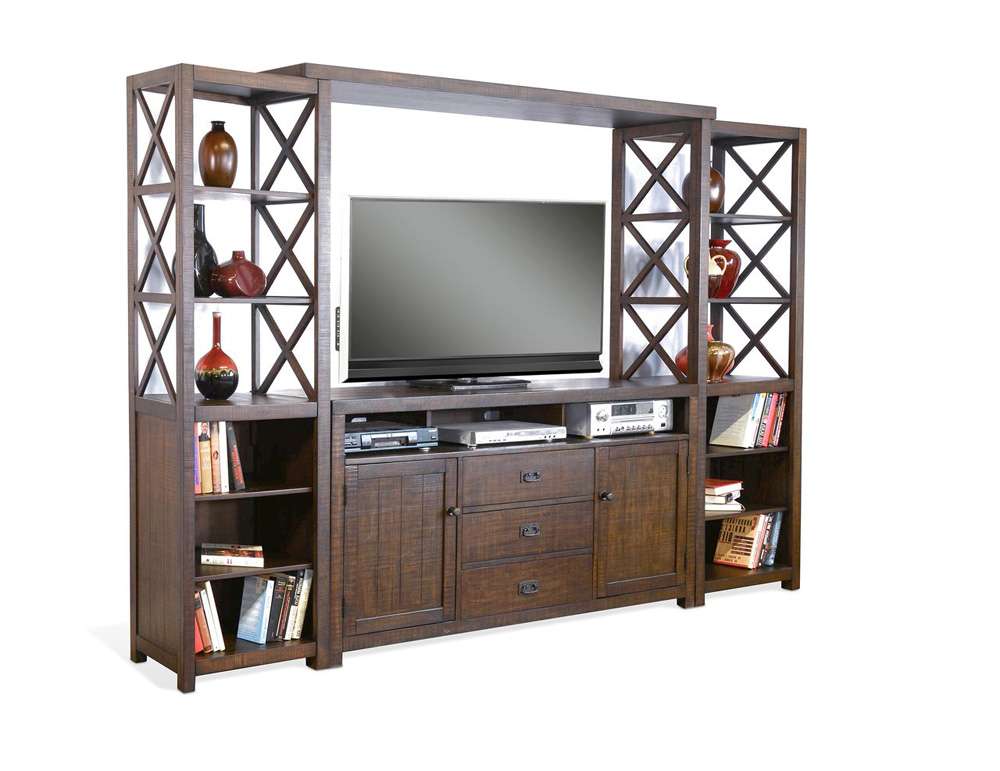 Sunny Designs - Homestead -  Homestead Entertainment Wall (66,B,2xP) - 3563TL veiw 1