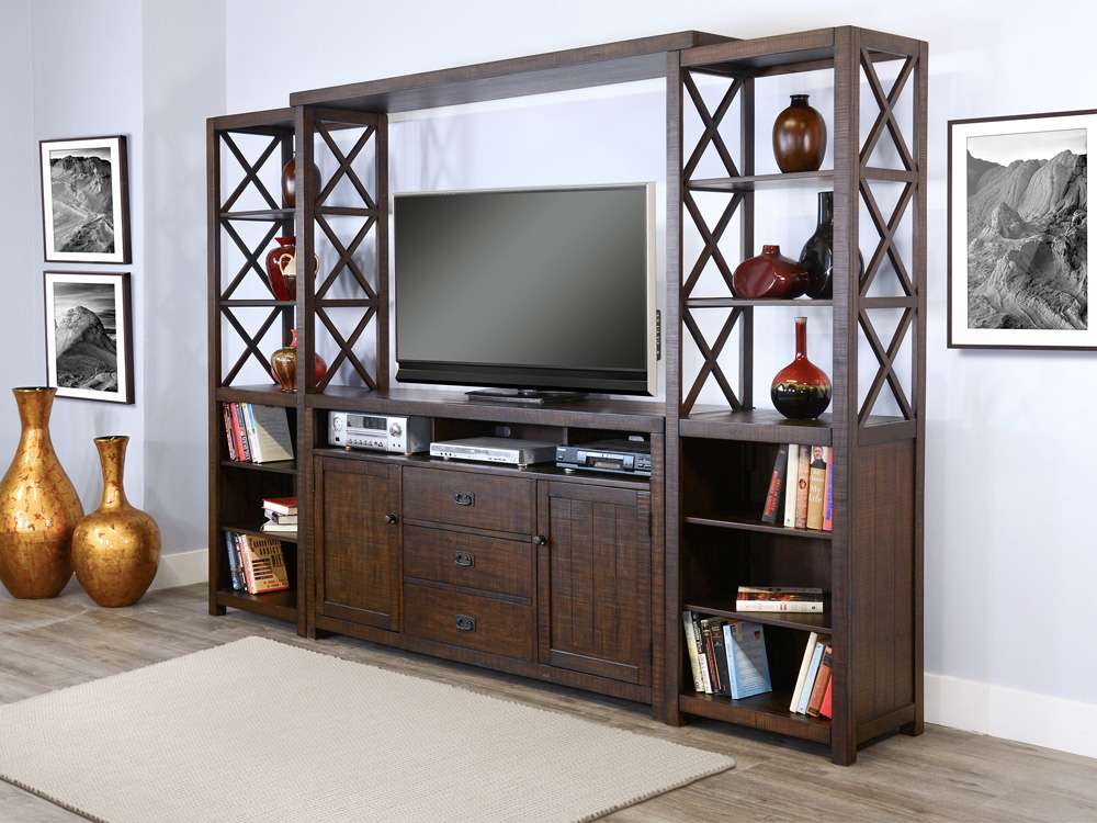 Sunny Designs - Homestead -  Homestead Entertainment Wall (66,B,2xP) - 3563TL veiw 2