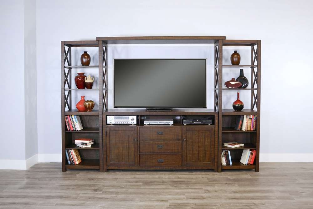 Sunny Designs - Homestead -  Homestead Entertainment Wall (66,B,2xP) - 3563TL veiw 3