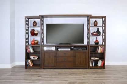 Sunny Designs - Homestead -  Homestead Entertainment Wall (66,B,2xP) - 3563TL veiw 3