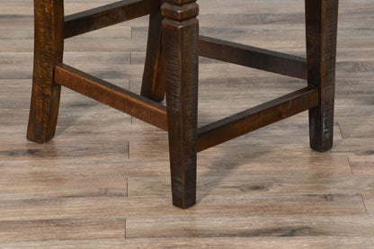 Sunny Designs - Homestead Ladderback Barstool in Dark Brown (Set of 2) - 1429TL2-24 veiw 6
