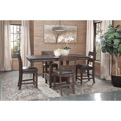 Sunny Designs - Homestead Ladderback Chair with Upholstered Seat in Dark Brown (Set of 2) - 1429TL2 veiw 2