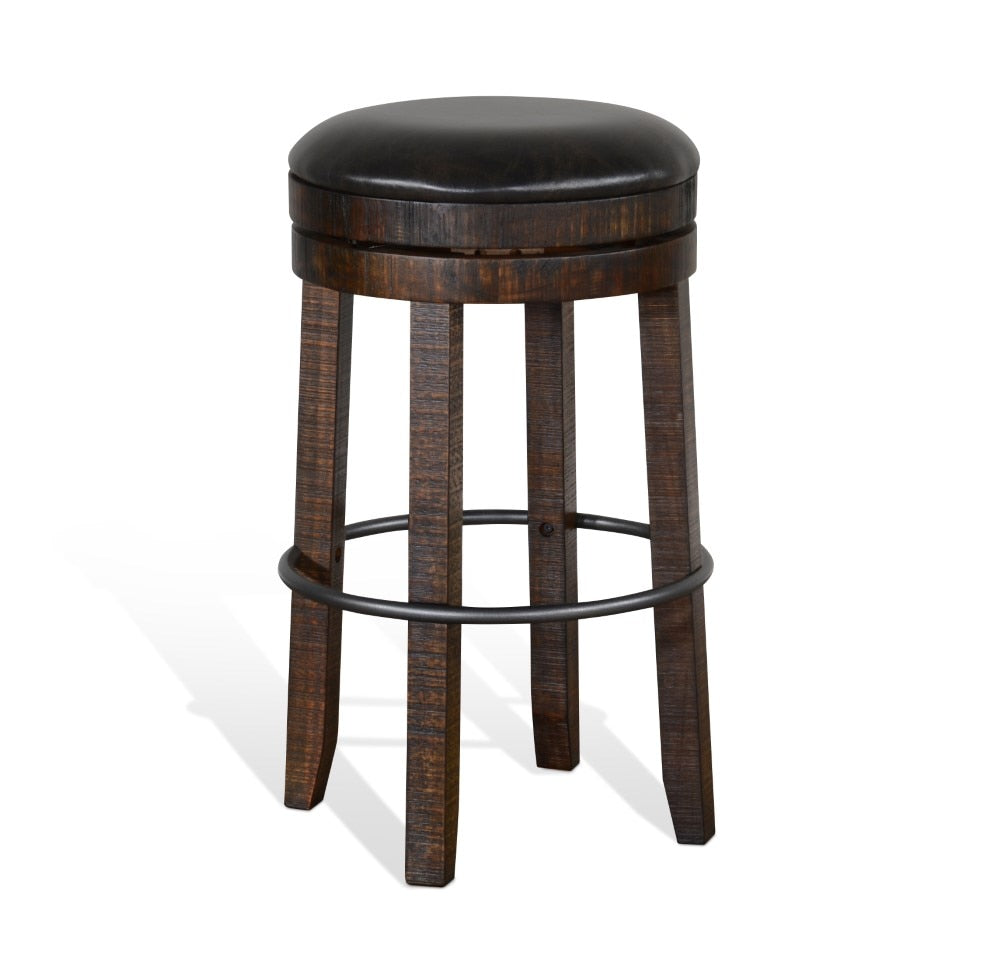 Sunny Designs - Homestead Metroflex 30 inH Stool in Dark Brown (Set of 2) - 1624TL2-30 veiw 1