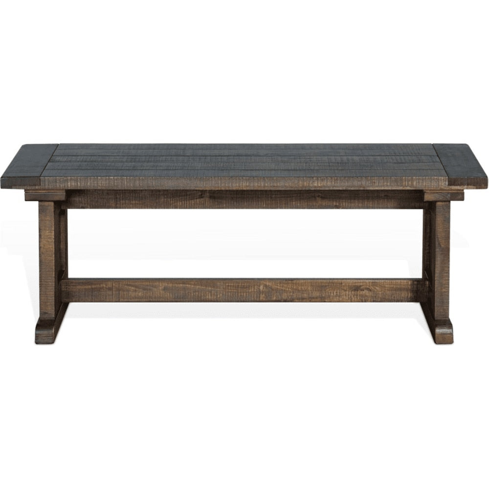Sunny Designs - Homestead Nook Side Bench Only in Dark Brown - 0113TL-SB veiw 2