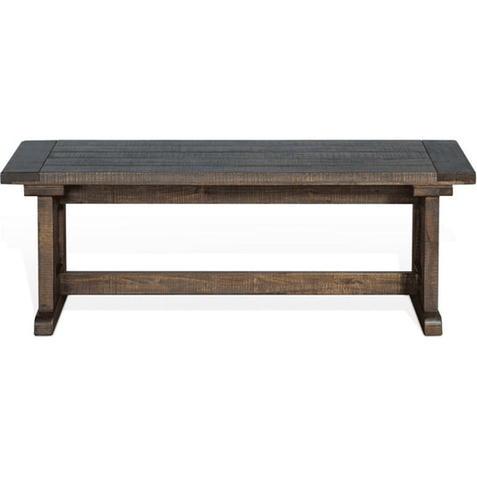 Sunny Designs - Homestead Nook Side Bench Only in Dark Brown - 0113TL-SB veiw 2