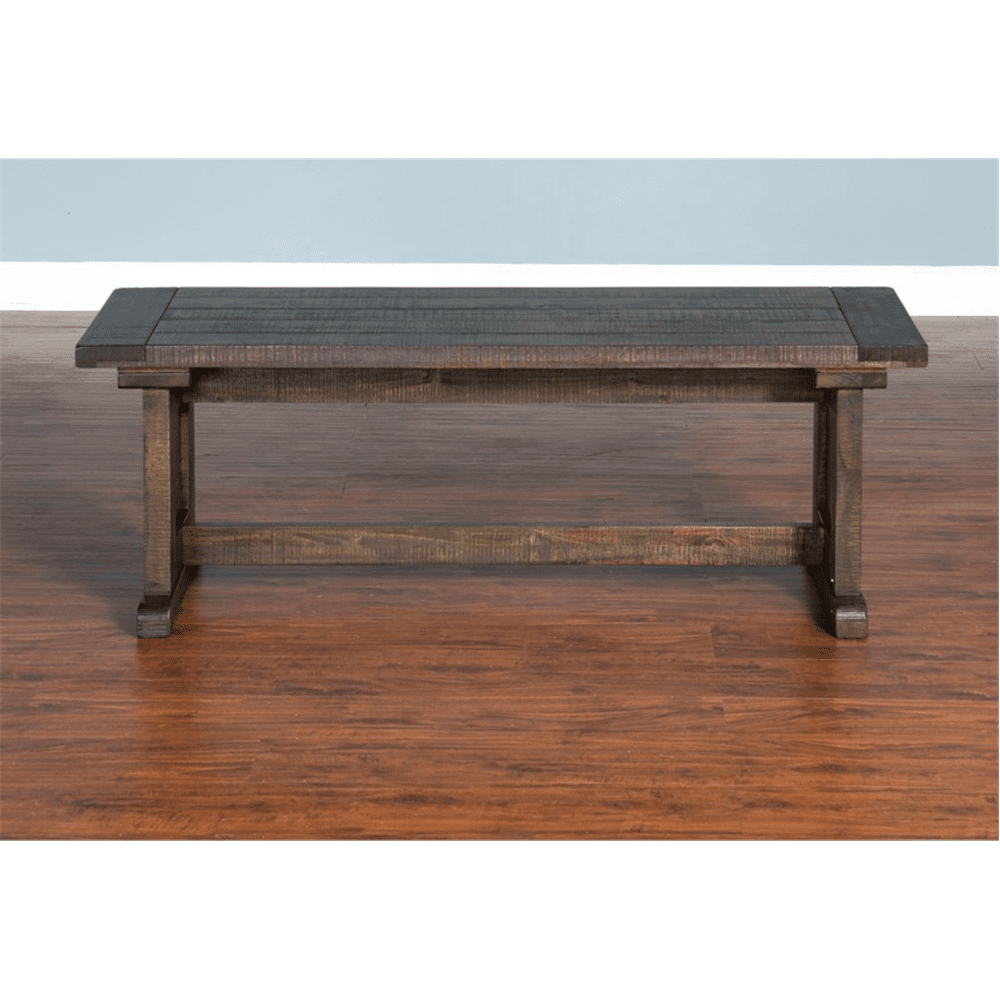 Sunny Designs - Homestead Nook Side Bench Only in Dark Brown - 0113TL-SB veiw 3