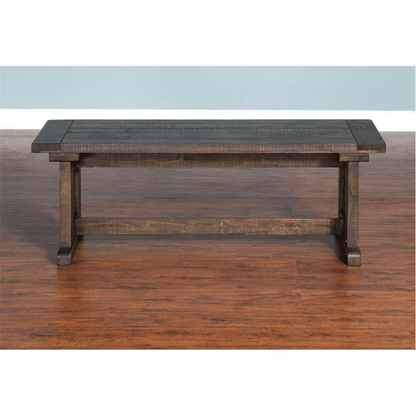 Sunny Designs - Homestead Nook Side Bench Only in Dark Brown - 0113TL-SB veiw 3