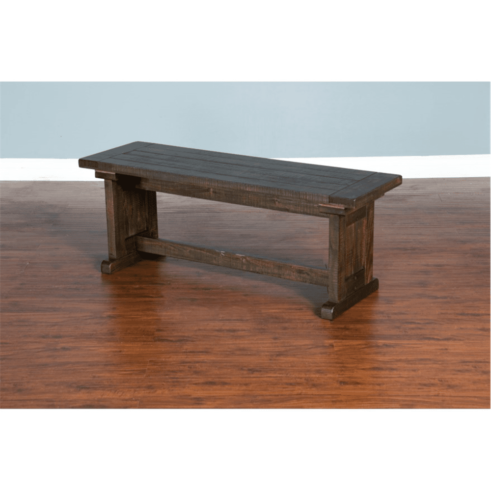 Sunny Designs - Homestead Nook Side Bench Only in Dark Brown - 0113TL-SB veiw 4