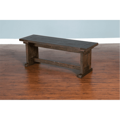 Sunny Designs - Homestead Nook Side Bench Only in Dark Brown - 0113TL-SB veiw 4