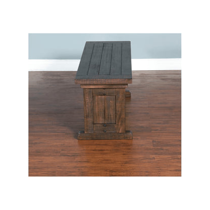 Sunny Designs - Homestead Nook Side Bench Only in Dark Brown - 0113TL-SB veiw 5