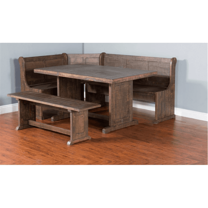 Sunny Designs - Homestead Nook Side Bench Only in Dark Brown - 0113TL-SB veiw 6