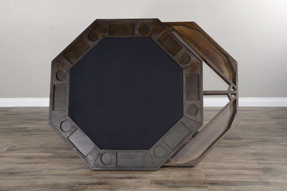 Sunny Designs - Homestead -  Reversible Game and Dining Poker Table - 1033TL2 veiw 4