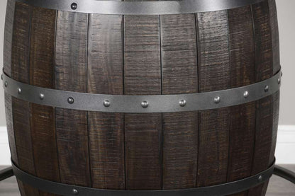 Sunny Designs - Homestead -  Round Pub Table with Wine Barrel Base - 1038TL2 veiw 2