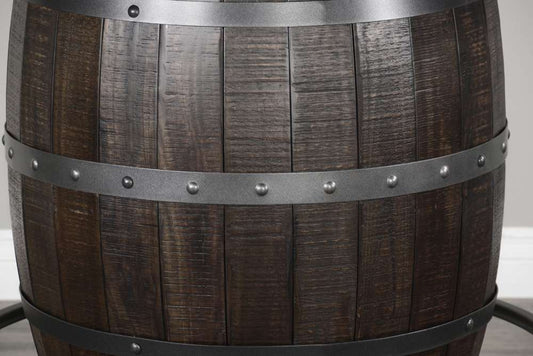 Sunny Designs - Homestead -  Round Pub Table with Wine Barrel Base - 1038TL2 veiw 2
