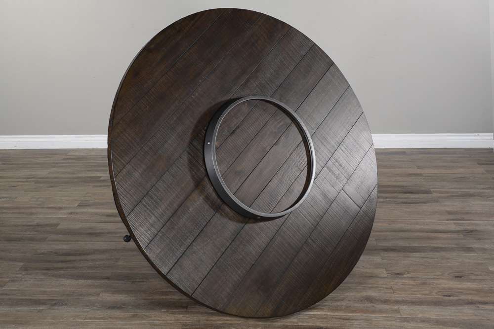 Sunny Designs - Homestead -  Round Pub Table with Wine Barrel Base - 1038TL2 veiw 3
