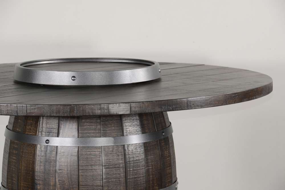 Sunny Designs - Homestead -  Round Pub Table with Wine Barrel Base - 1038TL2 veiw 7