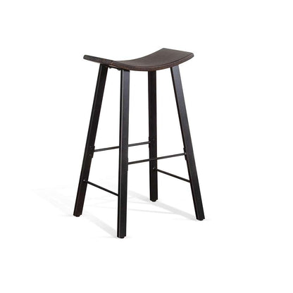 Sunny Designs - Homestead -  Saddle Seat Metal Barstool (Set of 2) - 1659TL-30 veiw 1