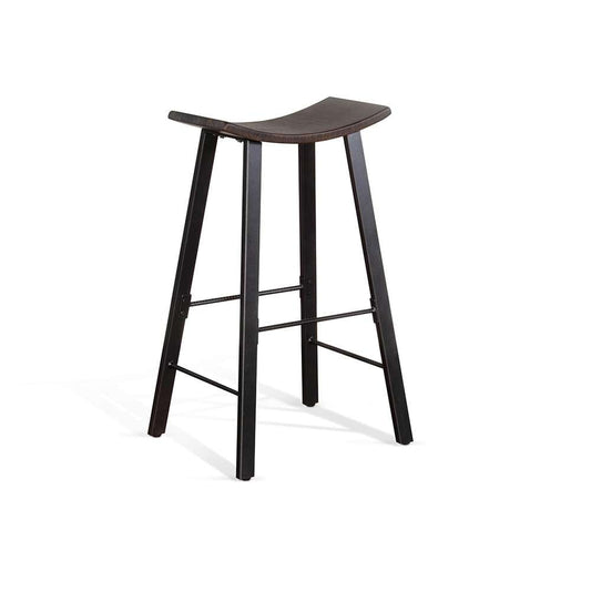 Sunny Designs - Homestead -  Saddle Seat Metal Barstool (Set of 2) - 1659TL-30 veiw 1