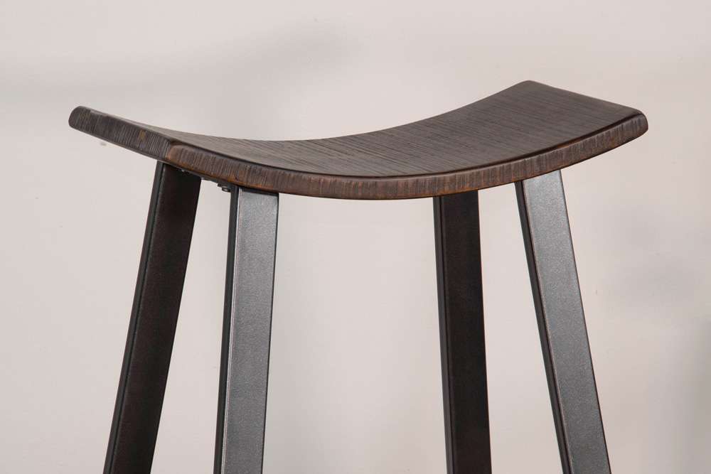 Sunny Designs - Homestead -  Saddle Seat Metal Barstool (Set of 2) - 1659TL-30 veiw 4