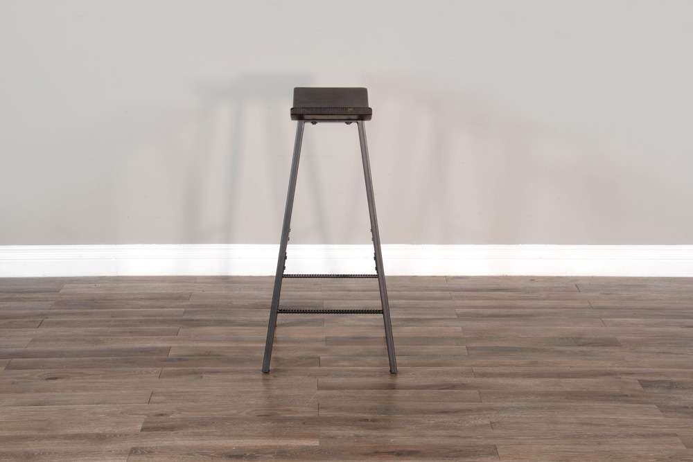 Sunny Designs - Homestead -  Saddle Seat Metal Barstool (Set of 2) - 1659TL-30 veiw 5
