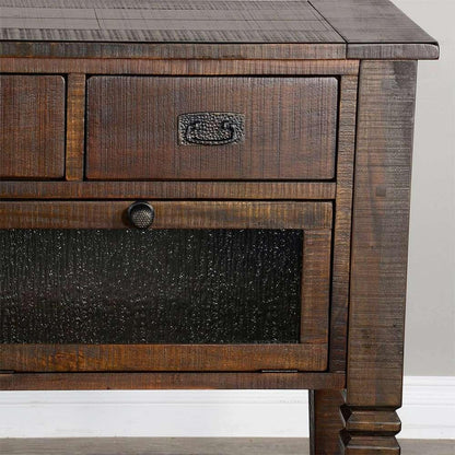 Sunny Designs - Homestead Server in Dark Brown - 1954TL2 veiw 3