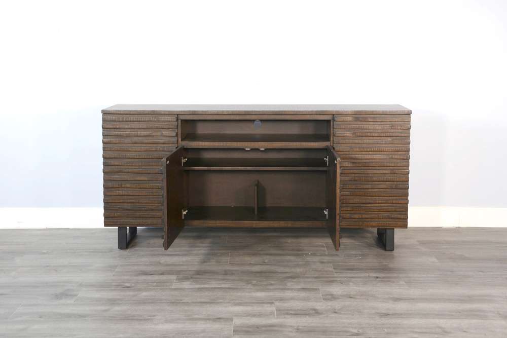 Sunny Designs - Homestead -  Sled 72in Media Console - 3646TL-72 veiw 3