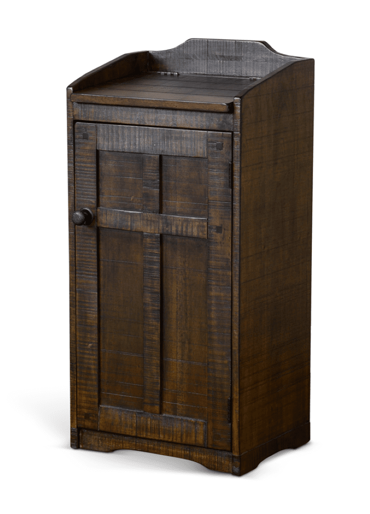 Sunny Designs - Homestead trash Box in Dark Brown - 2110TL veiw 1