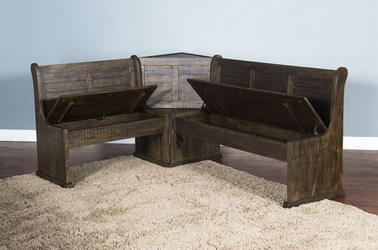 Sunny Designs - Homestead -  Wood Breakfast Nook Dining Set - 0113TL veiw 2