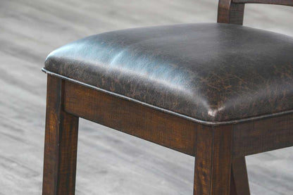 Sunny Designs - Homestead -  Yellowstone Ladderback Dining Chair (Set of 2) - 1667TL veiw 3