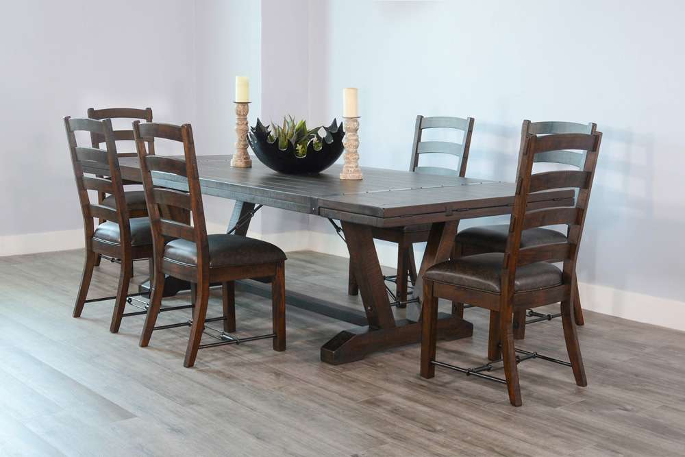 Sunny Designs - Homestead -  Yellowstone Ladderback Dining Chair (Set of 2) - 1667TL veiw 6