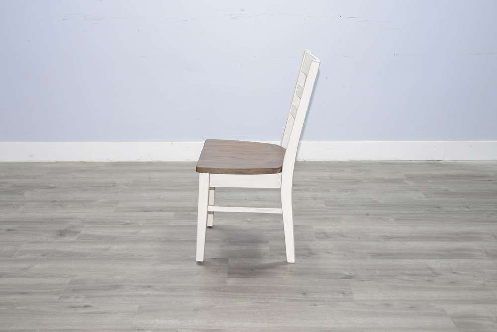 Sunny Designs -  Ladderback Chair, Wood Seat (Set of 2) - 1616MB veiw 3