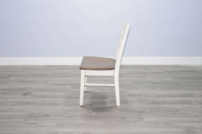 Sunny Designs -  Ladderback Chair, Wood Seat (Set of 2) - 1616MB veiw 3