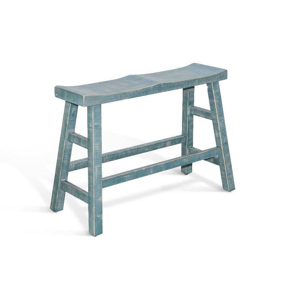 Sunny Designs - Marina -  Counter Carriage House Crossback Barstool, Wood Seat - 1671SG-24 view 1