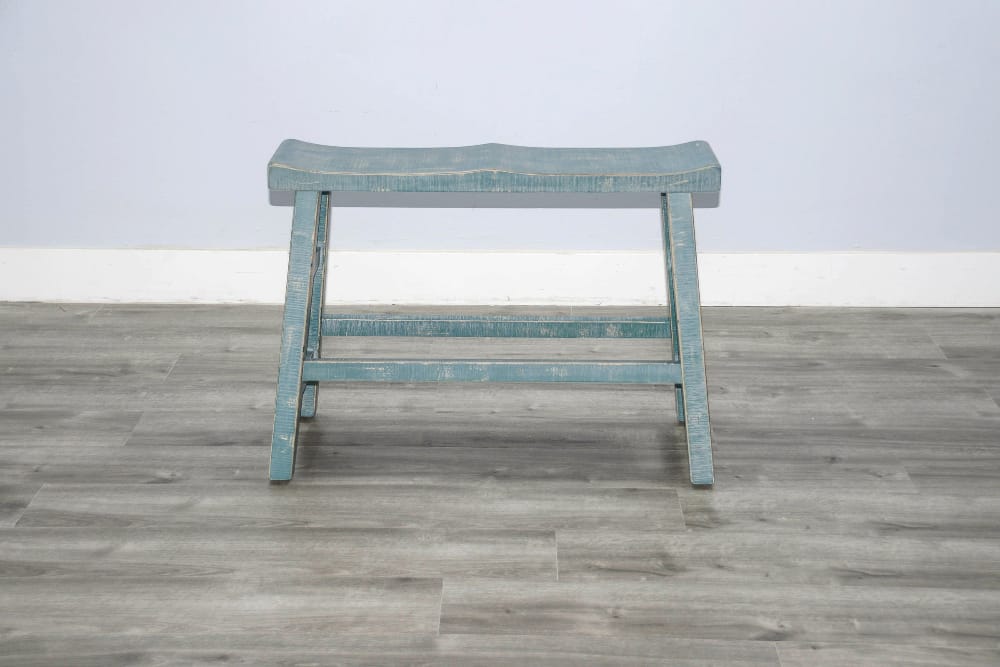 Sunny Designs - Marina -  Counter Carriage House Crossback Barstool, Wood Seat - 1671SG-24 view 3