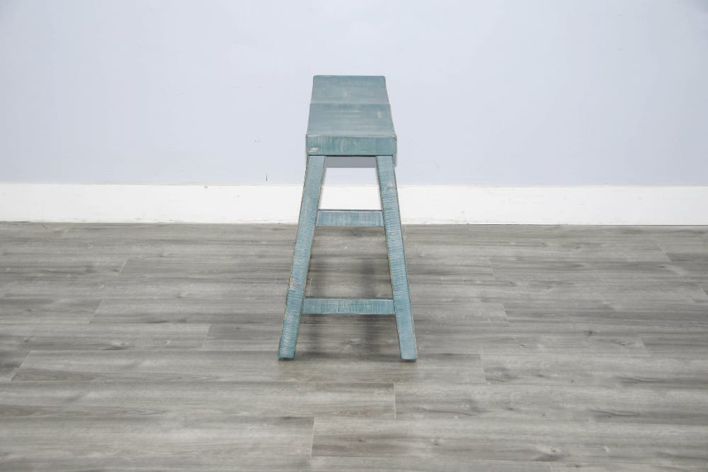 Sunny Designs - Marina -  Counter Carriage House Crossback Barstool, Wood Seat - 1671SG-24 view 4