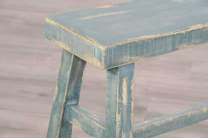 Sunny Designs - Marina -  Counter Carriage House Crossback Barstool, Wood Seat - 1671SG-24 view 5