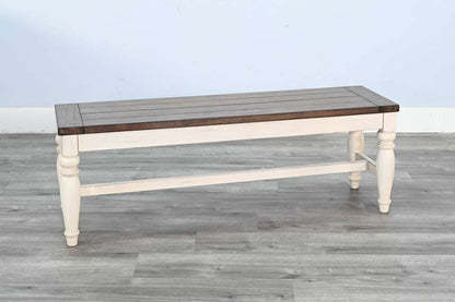 Sunny Designs -  Pasadena Bench with Mindi Veneer Seat - 1642MB veiw 2