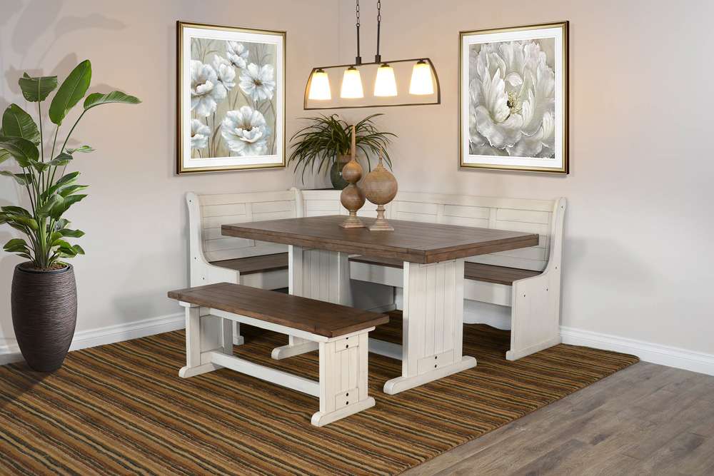 Sunny Designs - Pasadena -  Wood Breakfast Nook Dining Set - 0113MB veiw 2