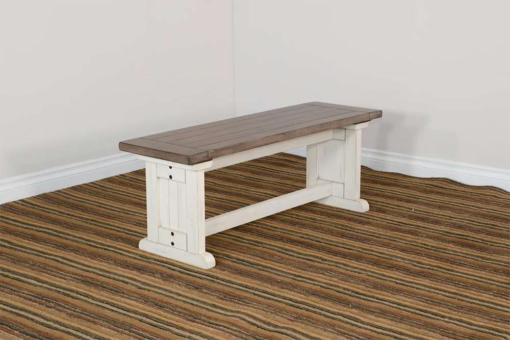 Sunny Designs - Pasadena -  Wood Side Bench - 0113MB-SB veiw 1